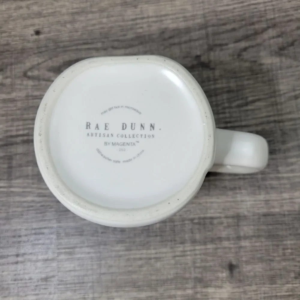 Rae Dunn Artisan Collection White Ceramic‎ Farmhouse Pumpkin Patch Mug_6